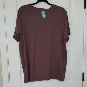 Maurices Women's Short Sleeve Burgundy Tee